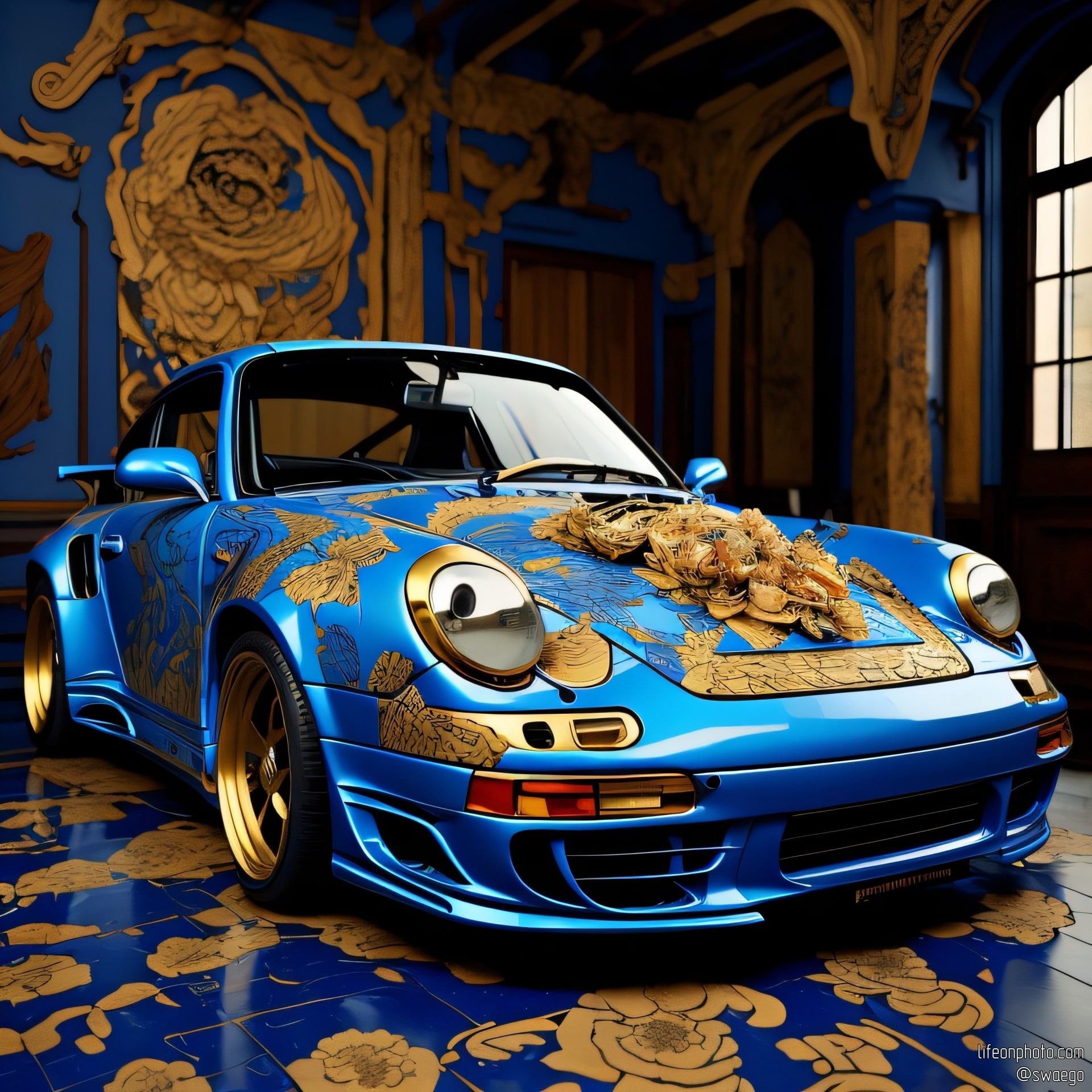 Расписные автомобили (AI)