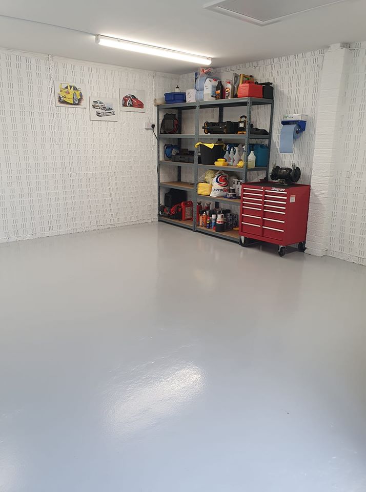 Why you should paint your Classic Car garage floor with Epoxy Resin