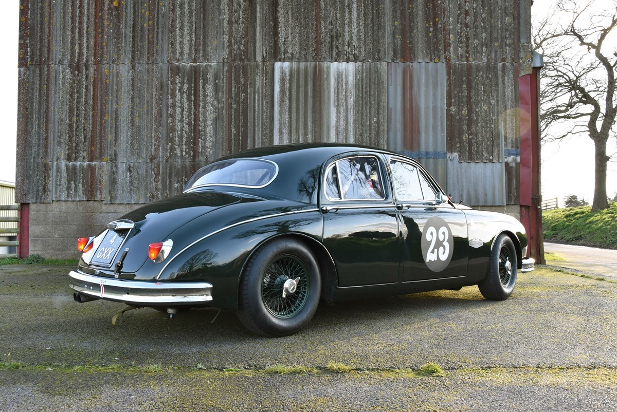 Jaguar Mk1 driven by Saloon Car champion Win Percy for sale