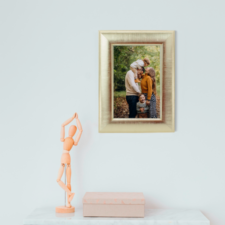 Marco de foto dorado, 35.5x25.5cm, pvc