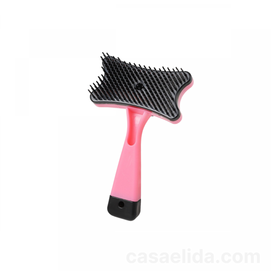 Cepillo para mascota rosado, 13.5cm