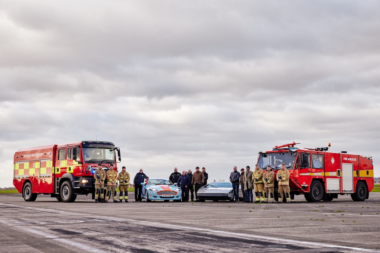 Aston Martin Bulldog hits 162MPH at RNAS Yeovilton