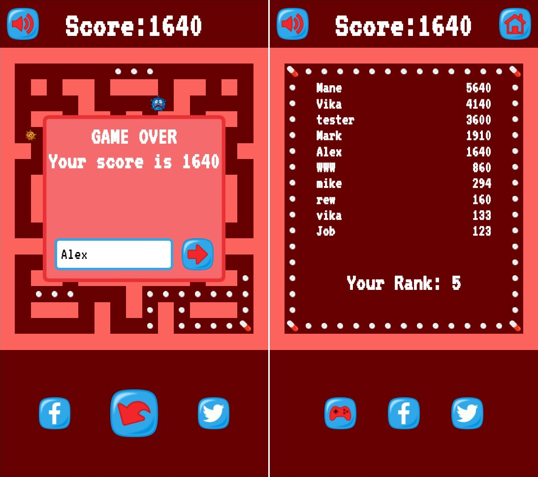 The Virus Invasion - with Leaderboard