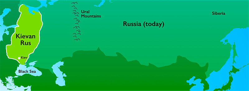 Russia-Ukraine War: Map of Kievan Rus