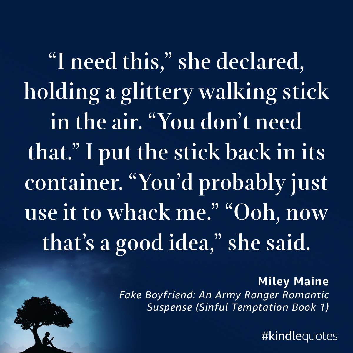 Book quote Miley Maine