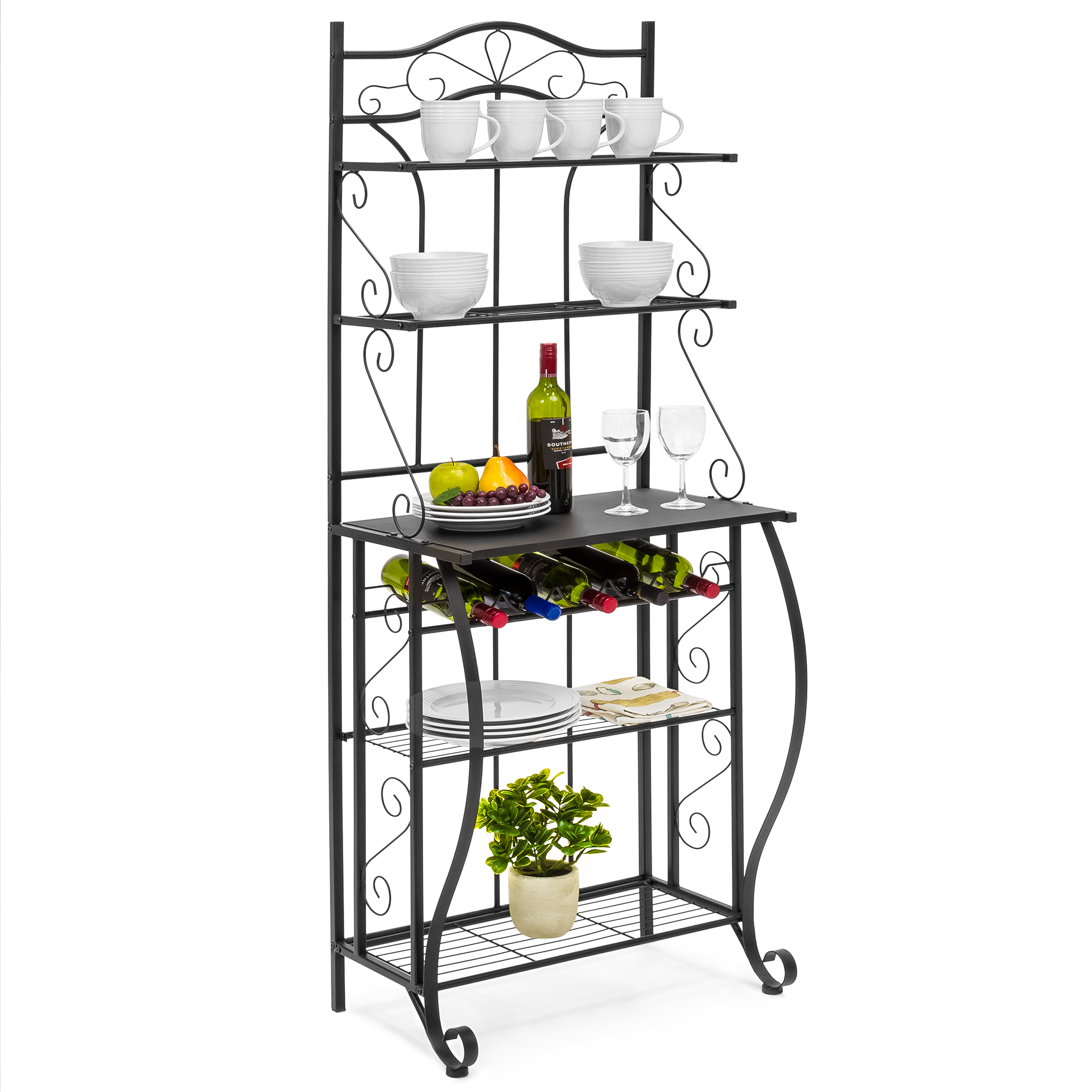 BCP Multiuse 5-Tier Metal Kitchen Bakers Rack 842957109555 | eBay