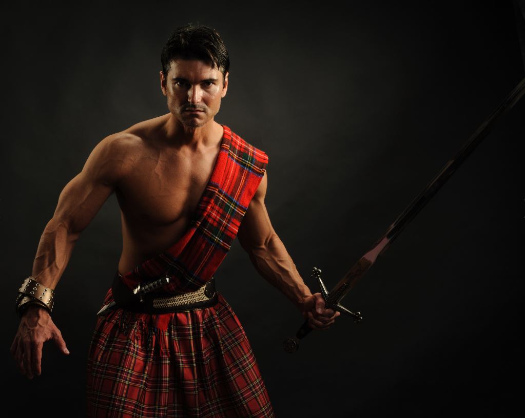 Highlander with sword