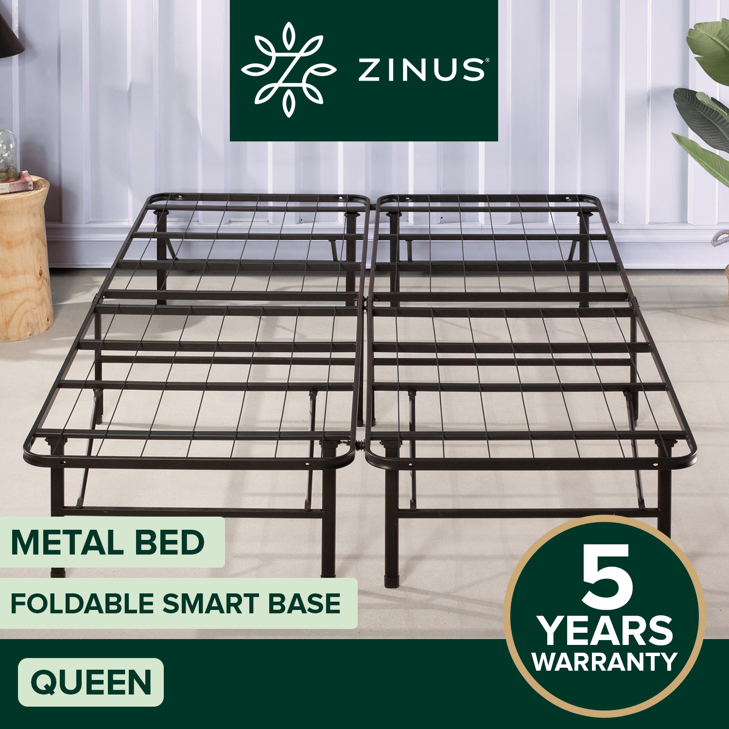 Zinus Folding Bed Frame King Single Double Queen Size Mattress Base Platform - Picture 14 of 15