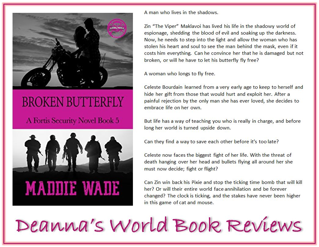 Broken Butterfly by Maddie Wade blurb