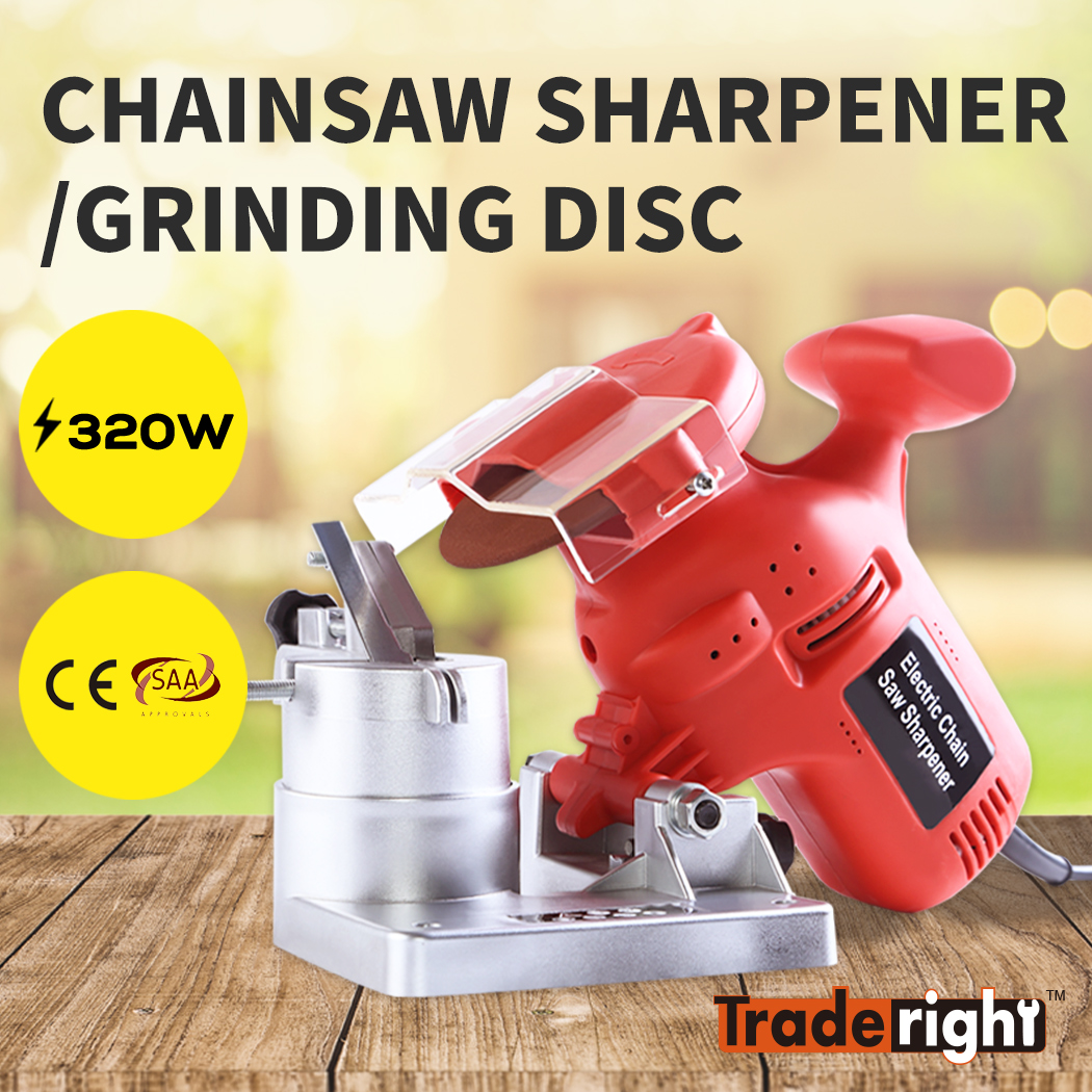 Chainsaw Sharpener Stones Electric Disc Chain Tools Grinder Bench Heavy