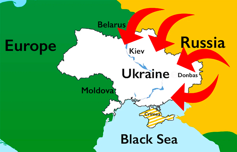 Russia-Ukraine War: Map of Russian invasion of Ukraine