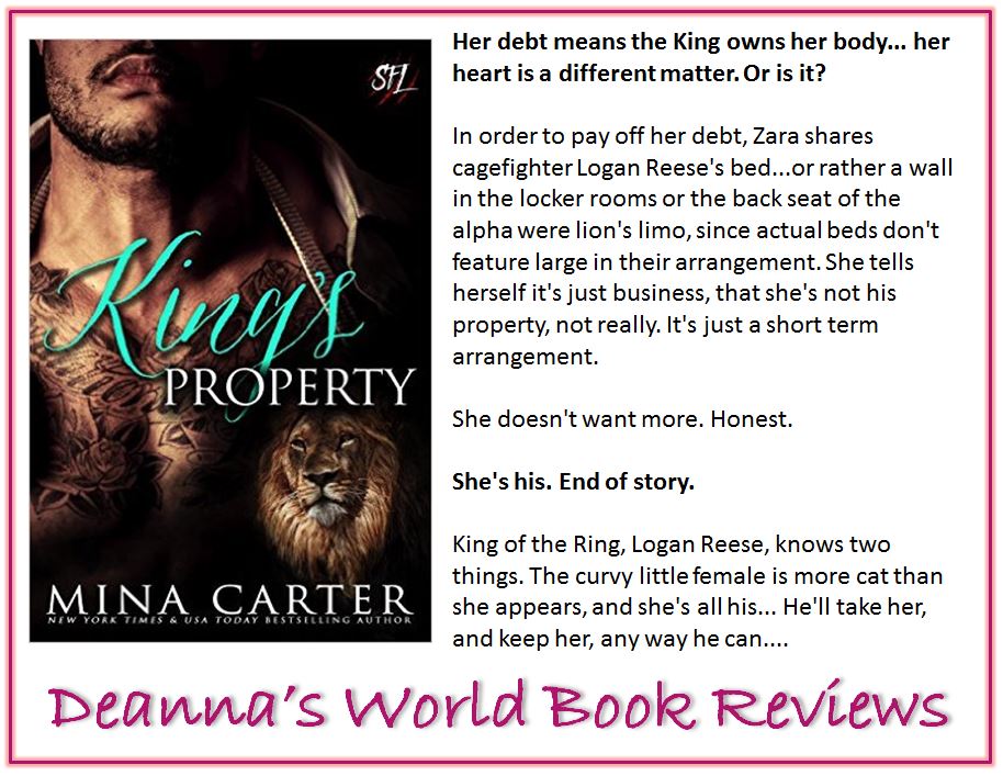 King's Property by Mina Carter blurb