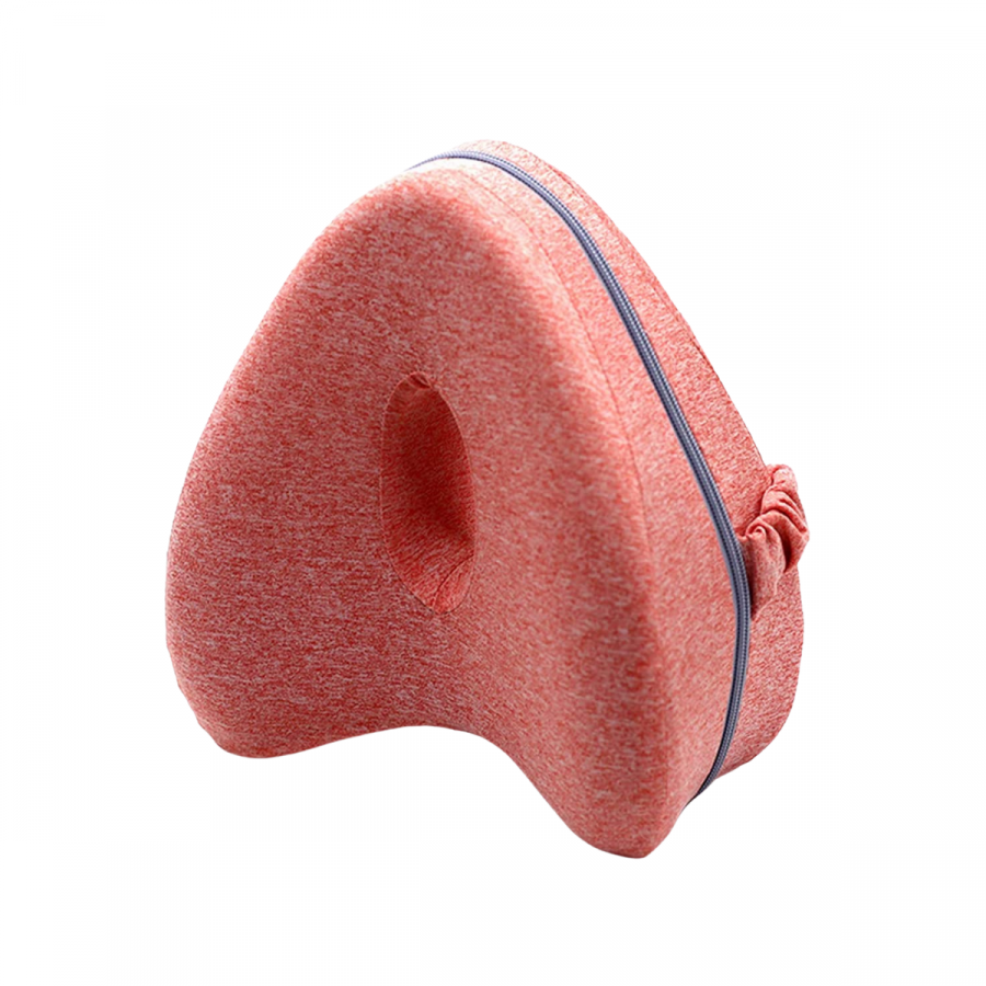 Almohada ergonómica para piernas y rodillas anaranjado, 24x22x13cm
