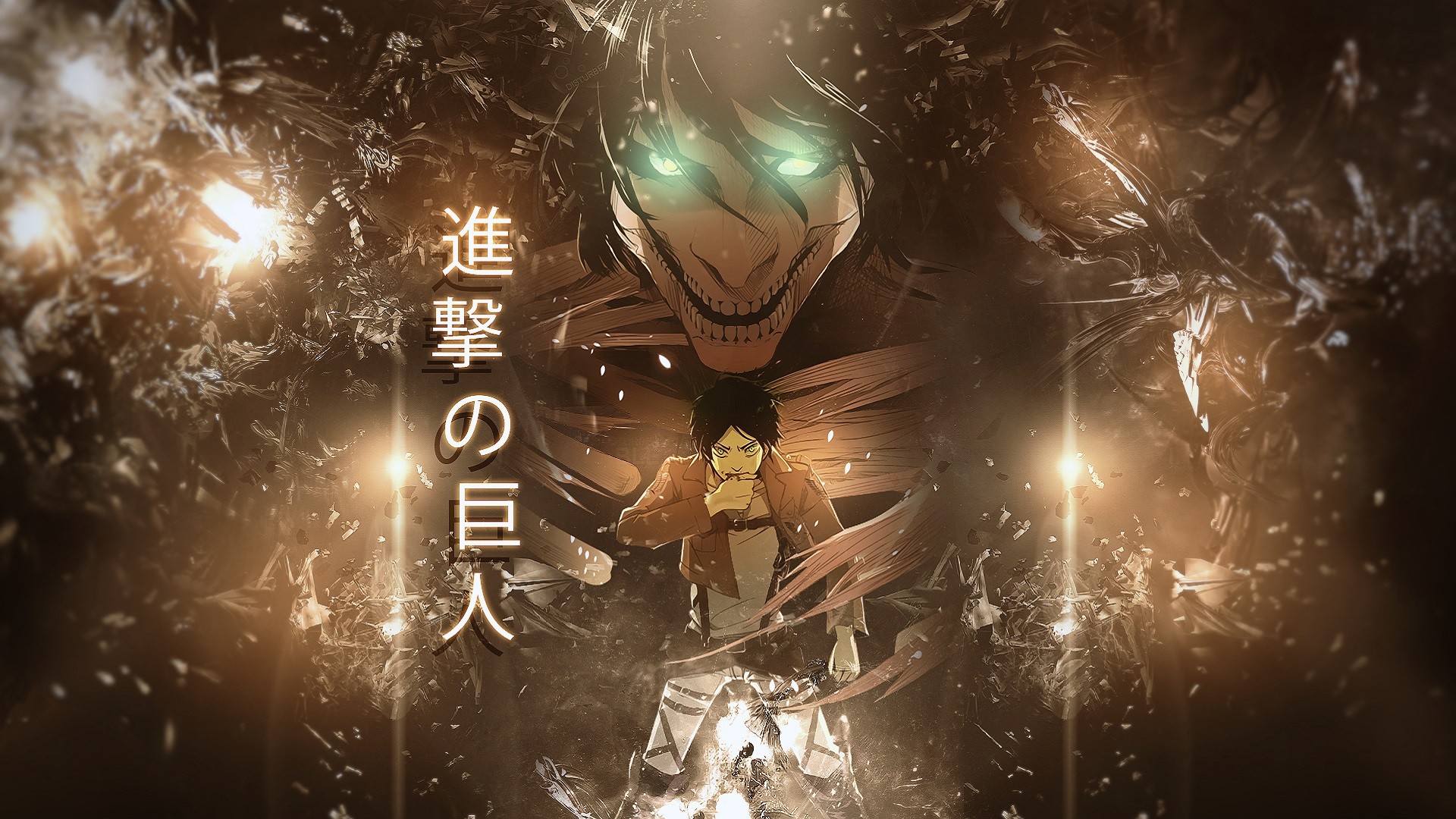 Wallpaper Attack On Titan 407 Shingeki no Kyojin, Eren Jeager, anime, anime boys