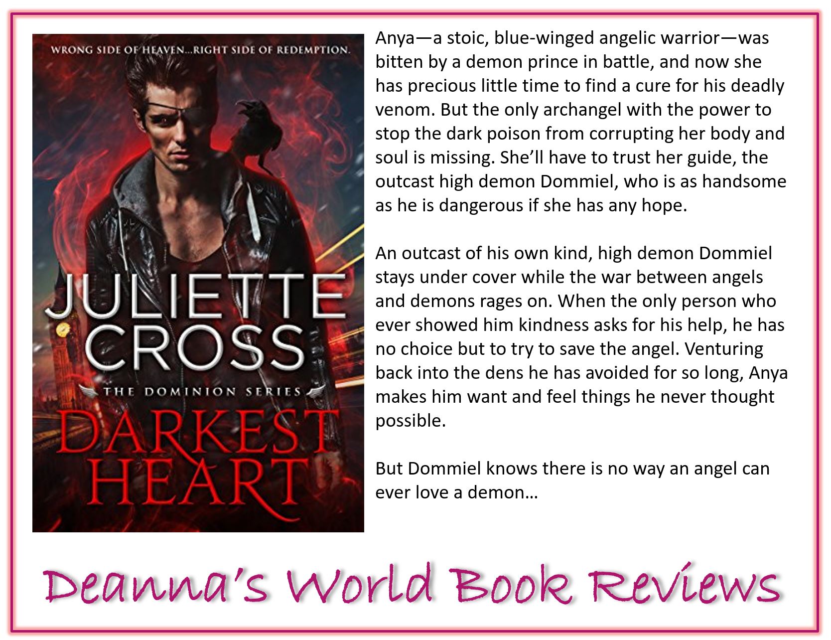 Darkest Heart by Juliette Cross blurb