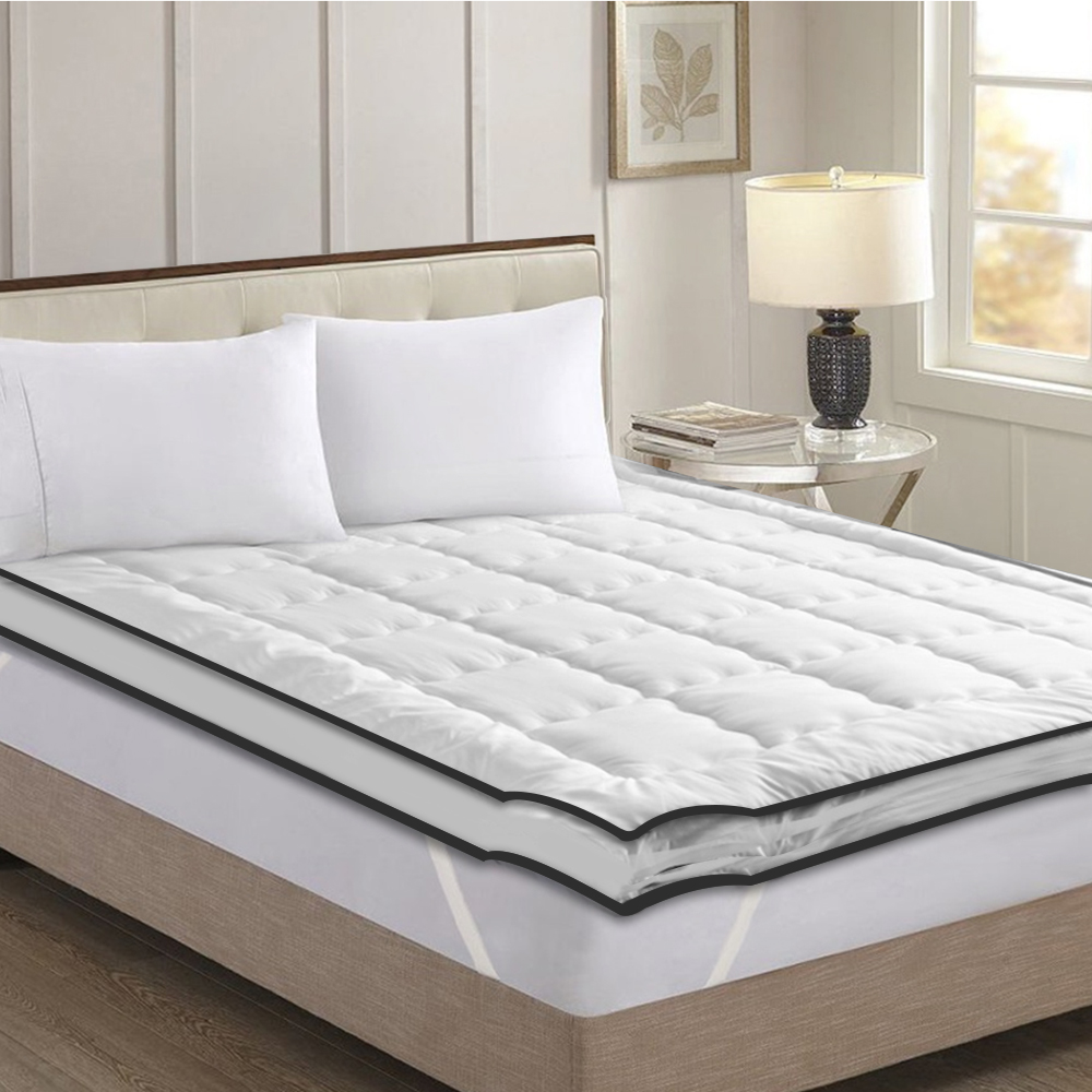 DreamZ Bedding Luxury Pillowtop Mattress Topper Mat Pad Protector Cover Queen 9356877050480 eBay