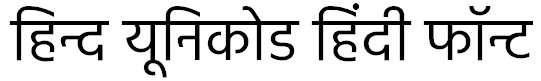 Download Hind Hindi Font