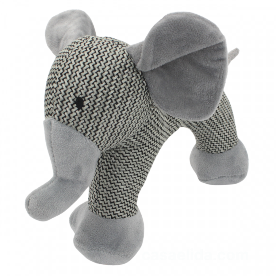 Peluche para mascota gris, 18cm