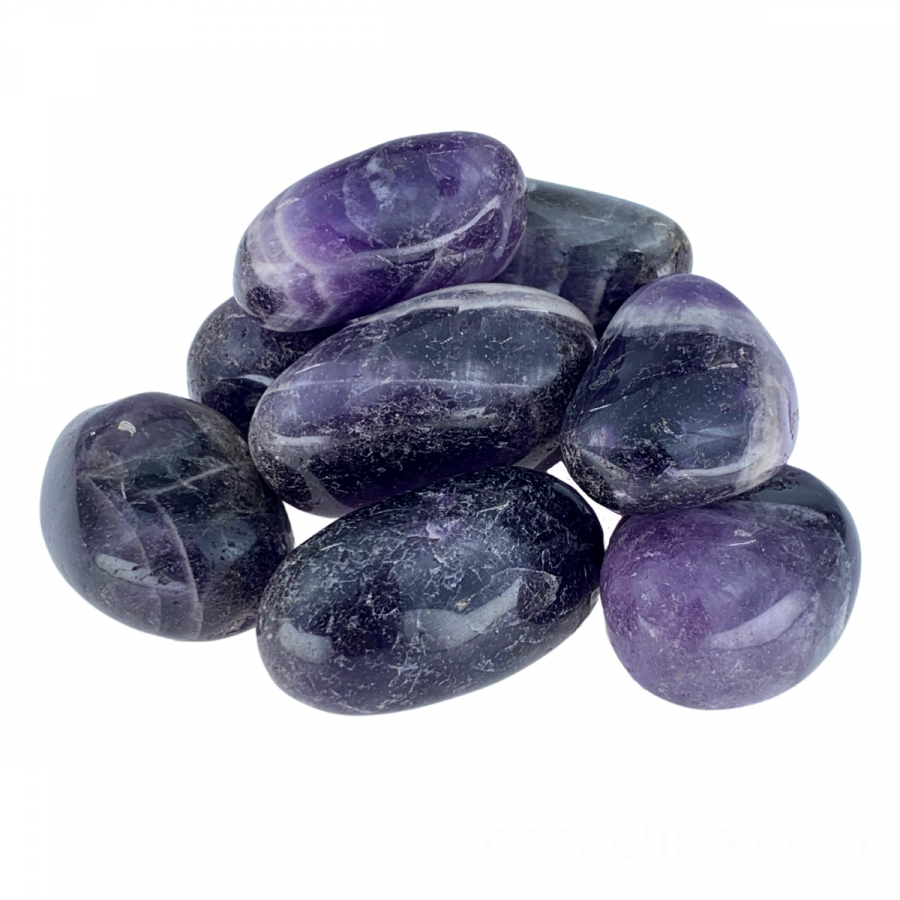 Piedra amatista oval morado, 3~5cm
