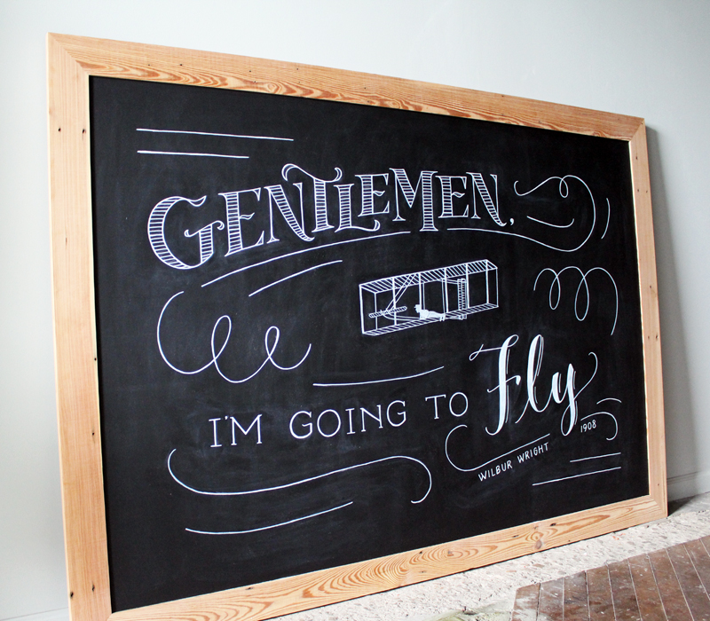 Wilbur Wright Chalkboard Chalkboard