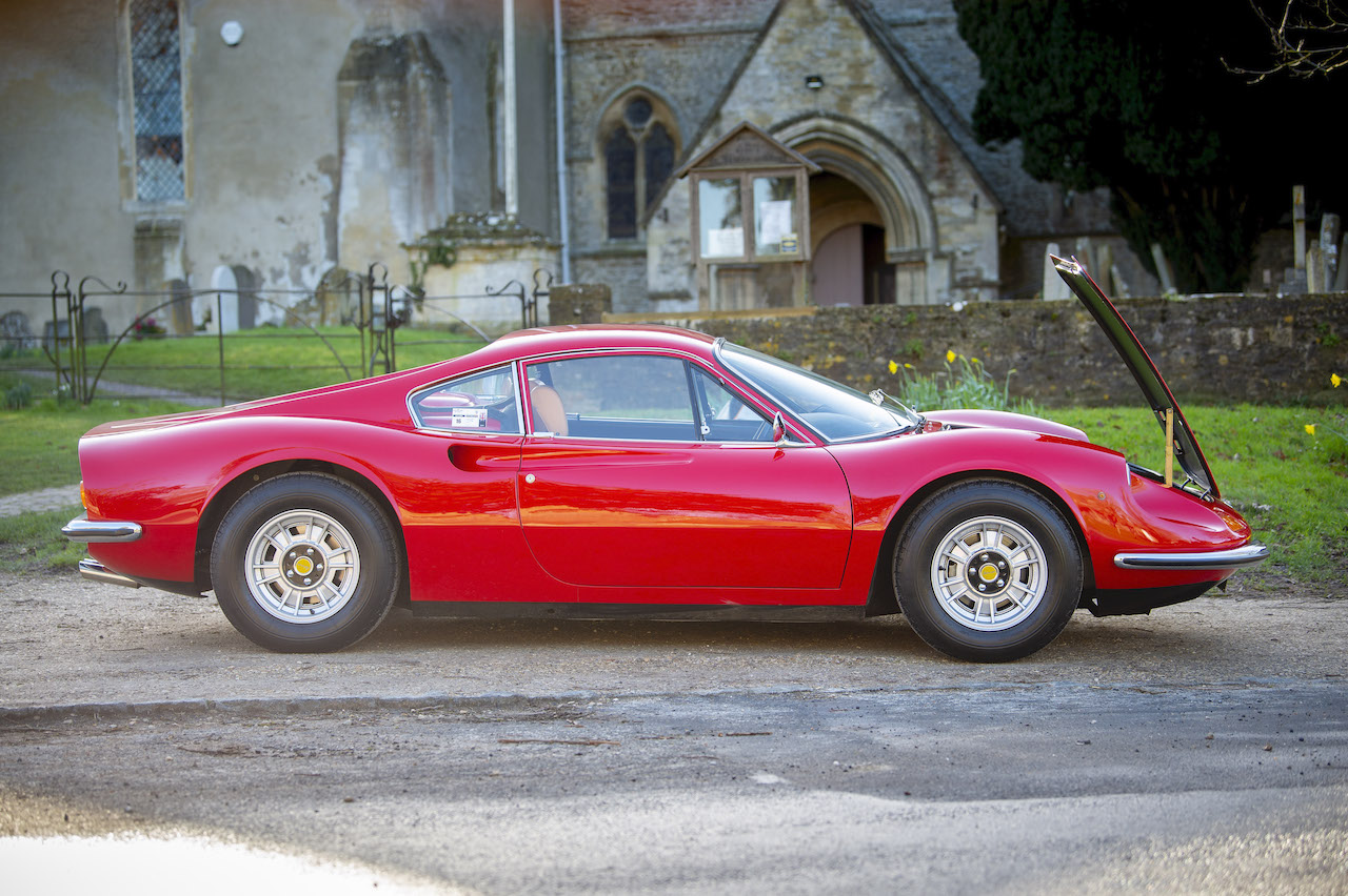 Concours winning 1973 Ferrari 246GT Dino for auction with The Market