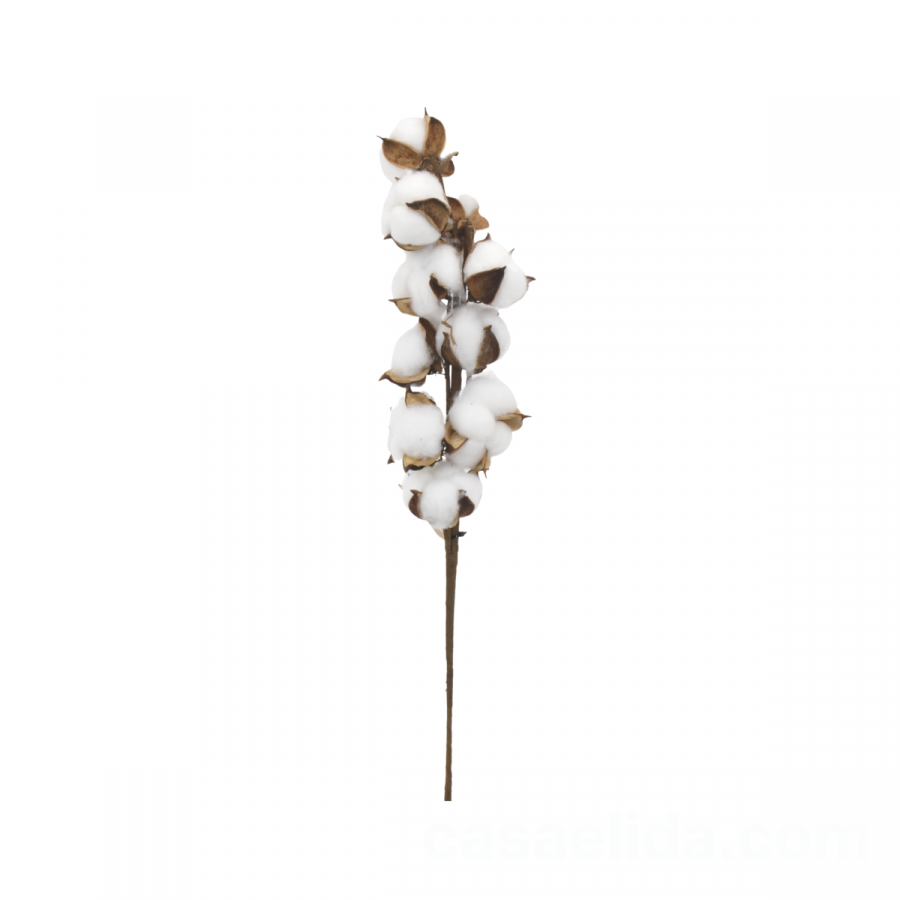 Flor de algodón artificial 54cm