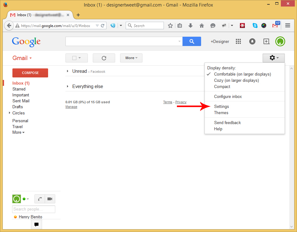 Setup an email signature in Gmail