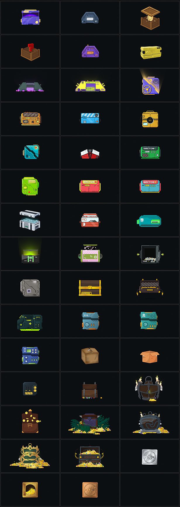LOOT | 1500+ Elements | Logo, Achivements, Badges, Awards, Medals - 14