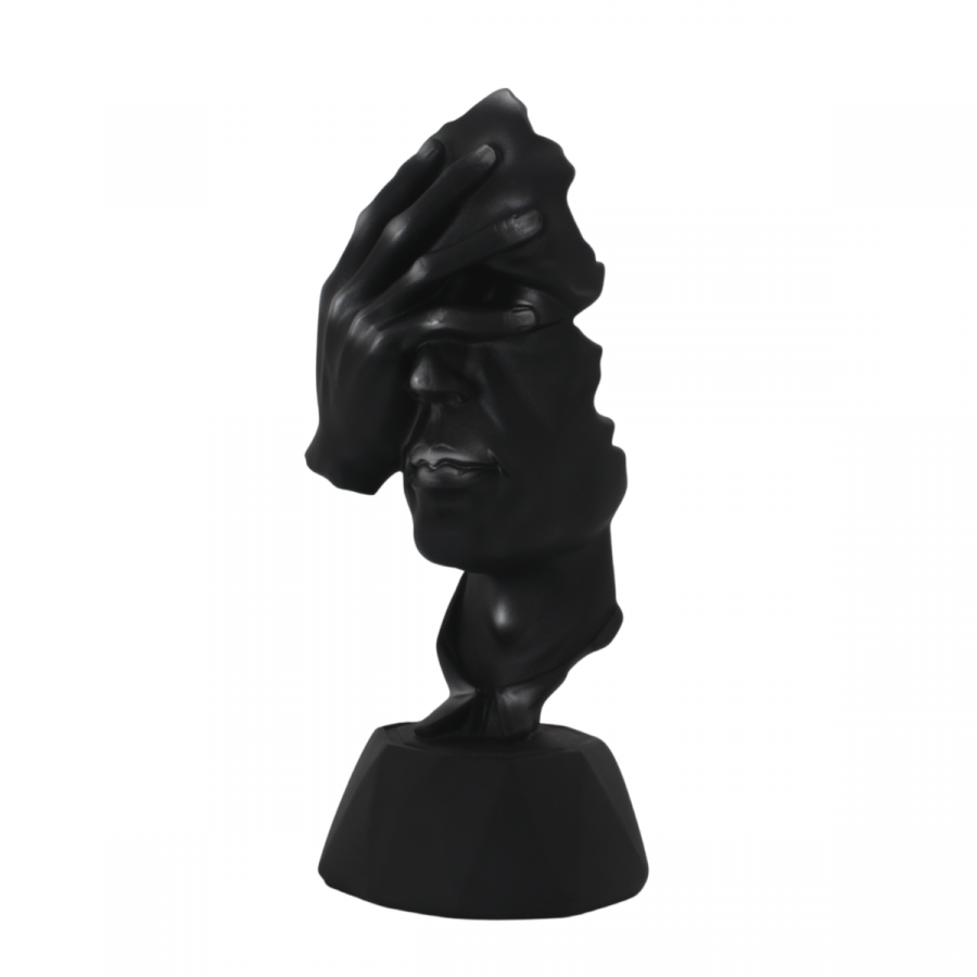 Figura decorativa negro, 32cm 