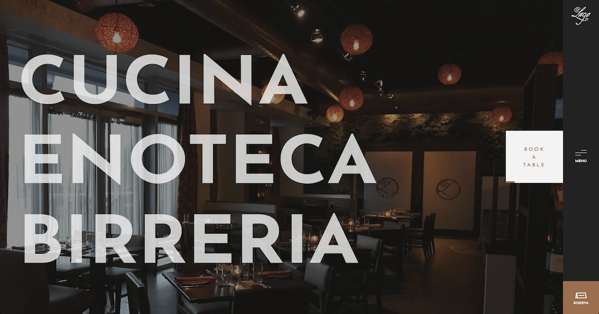 Lago East Bank | Cucina Enoteca Birreria