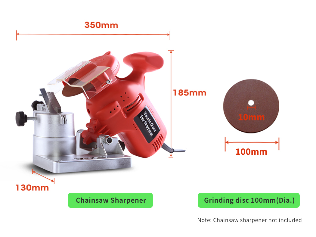 Chainsaw Sharpener Stones Electric Disc Chain Tools Grinder Bench Heavy