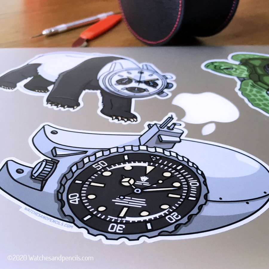 Watches and Pencils stickers