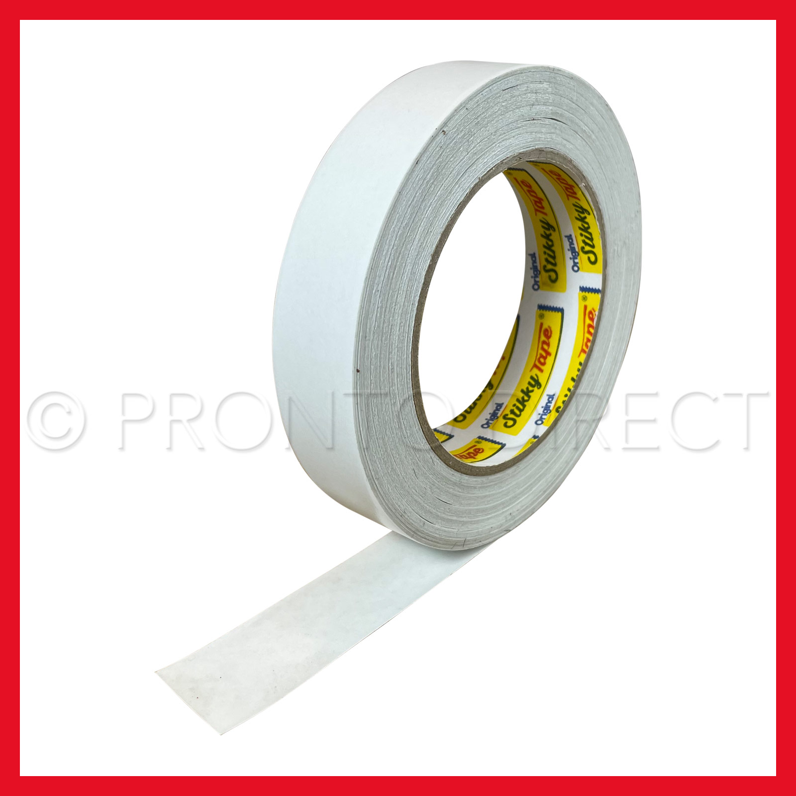 Double Sided Tape Clear Sticky DIY Strong Craft Adhesive 12mm 25mm 50mm 33M REEL - Picture 7 of 10