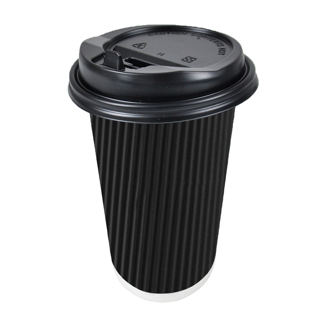 Disposable Coffee Cups 8oz 12oz 16oz Takeaway Paper Triple Wall Take