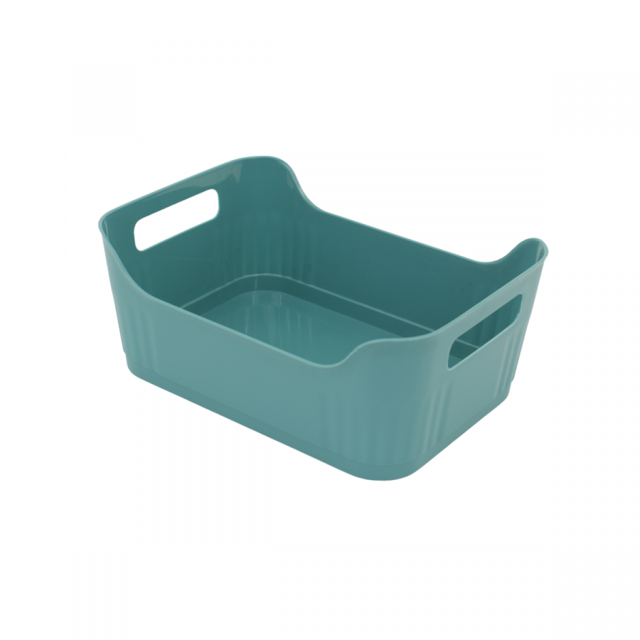 Caja organizadora turquesa, 12x29.5x20.5cm