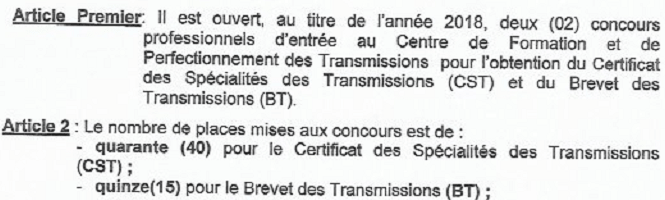 Examens ci certificat des Specialites des transmissions concours police 2023-2024 Examens ci certificat des Specialites des transmissions concourspolice-ci.net (CST) Examens professionnel 2023-2024