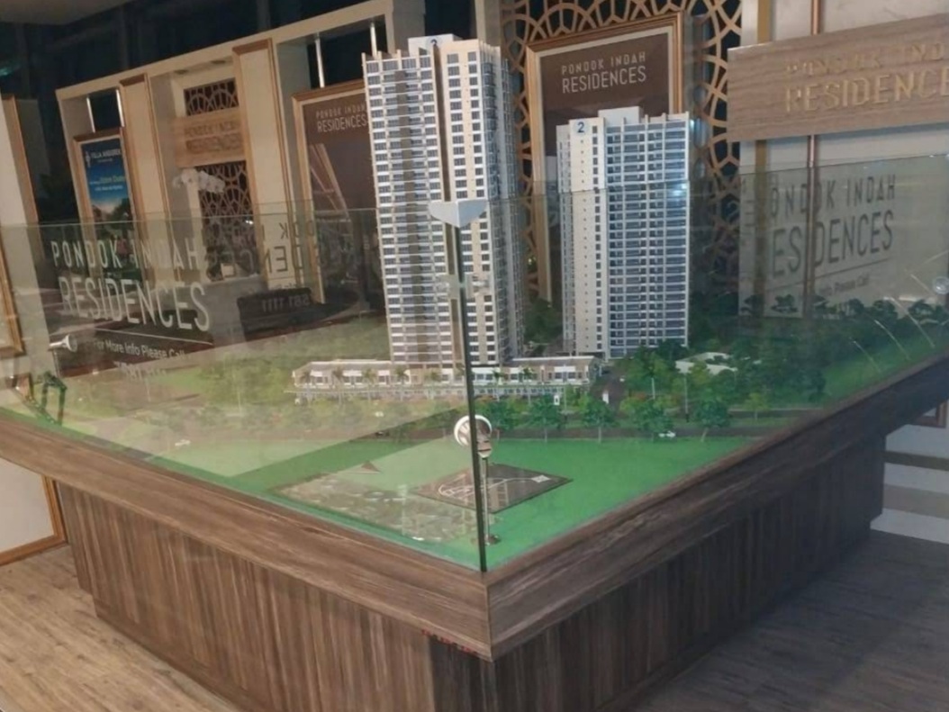 miniatur tower apartemen pondok indah resindences jakarta foto 02