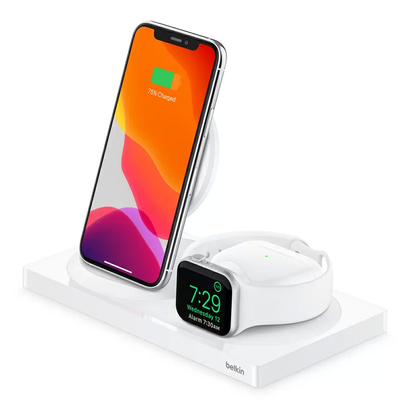 Belkin BOOST UP CHARGE 3-in-1 Wireless Charger for iPhone + Apple Watch + AirPods HP8K2