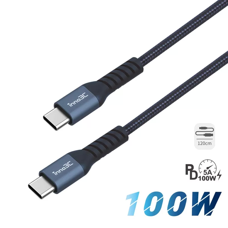 inno3C i-60C Type-C to Type-C 100W L-shape Cable