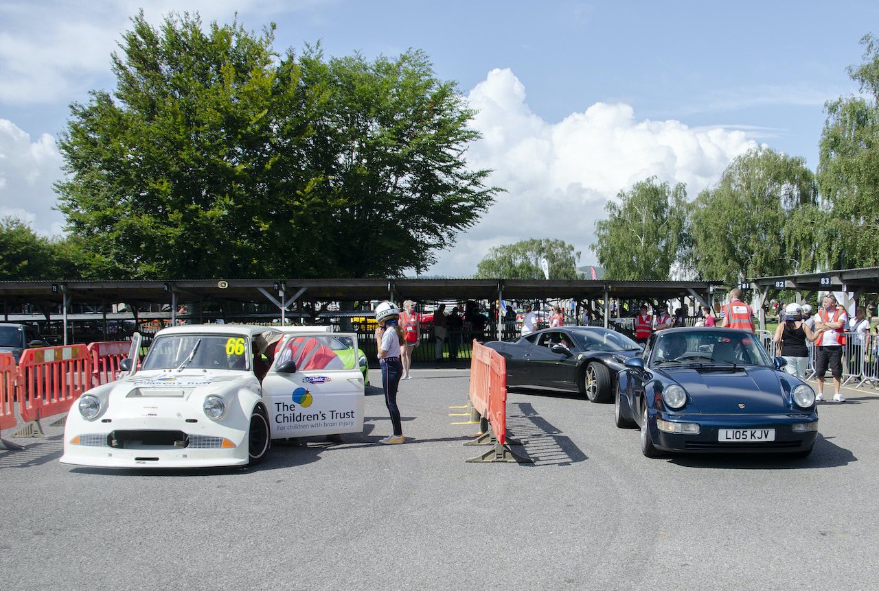 Supercars worth £18 million raise thousands for children with brain injury