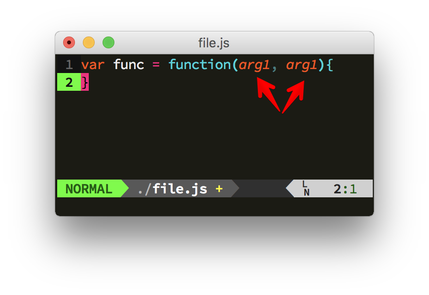 func arg example
