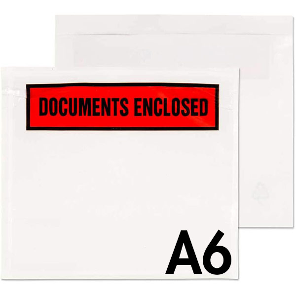 Doc Enclosed Printed Plain Package Window Adhesive Wallet A4,5,6,7 1000 500 - Picture 12 of 13