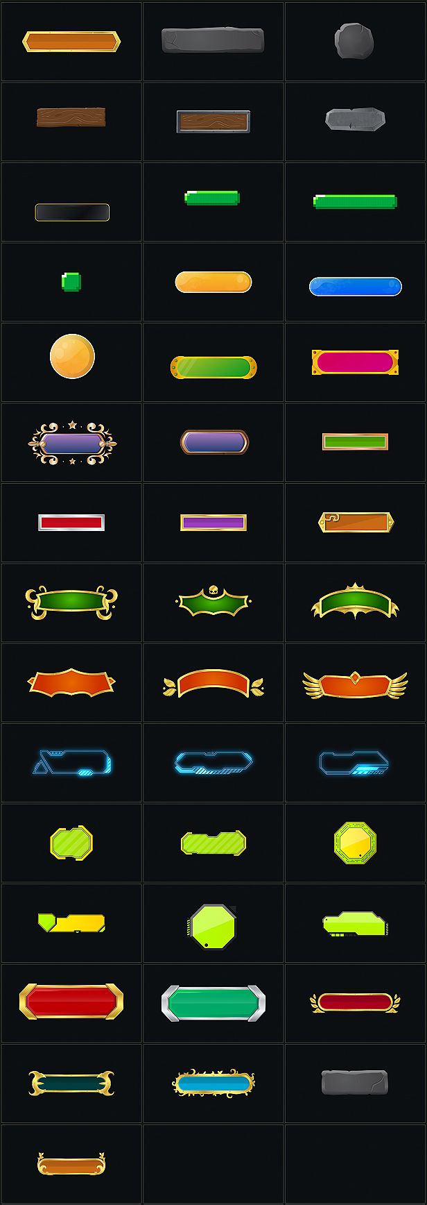LOOT | 1500+ Elements | Logo, Achivements, Badges, Awards, Medals - 26