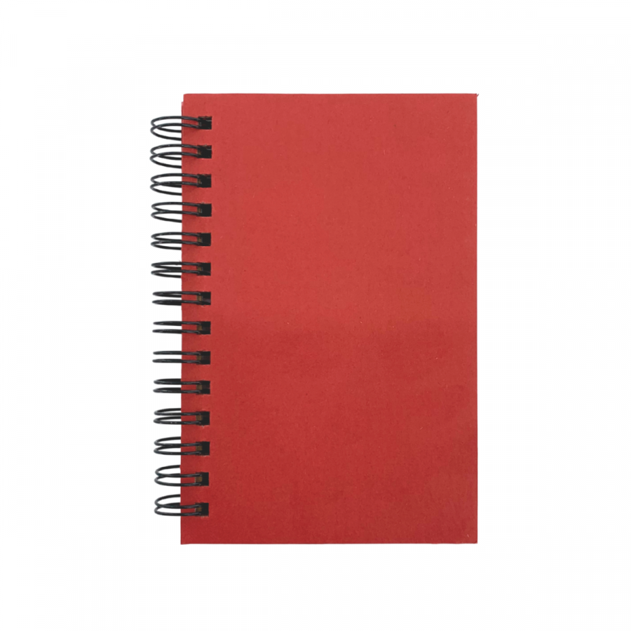 Mini libreta de notas  rojo, A6