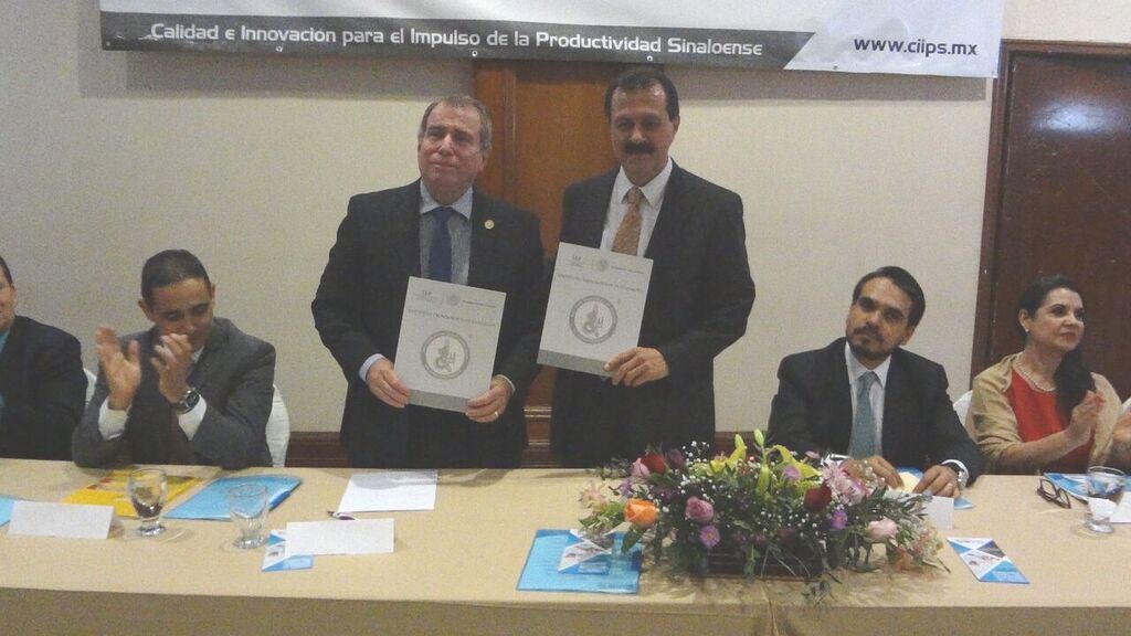 Firma del Convenio de Colaboración del Instituto Tecnológico de Culiacán con el Colegio de Ingenieros Industriales del Pacífico Sinaloense A.C. .
