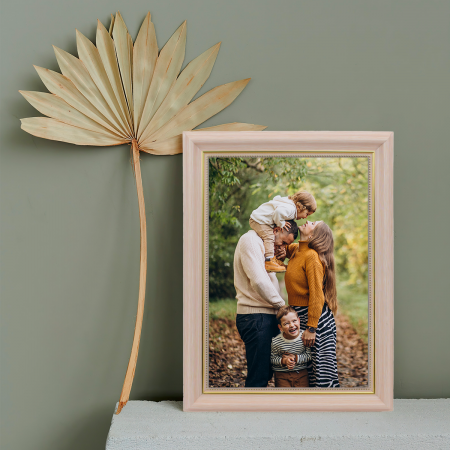 Marco de foto rosado, 35x26cm, madera mdf