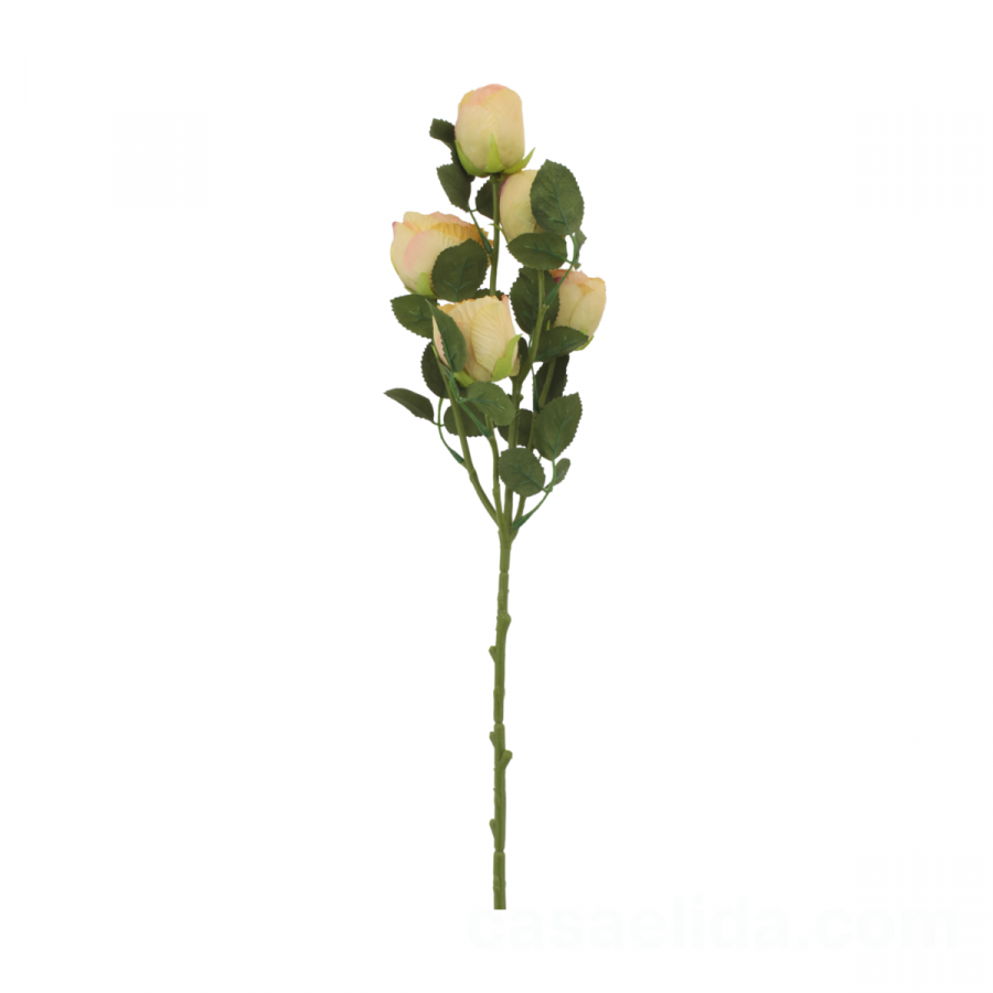 Rama artificial rosas, amarillo, 60cm