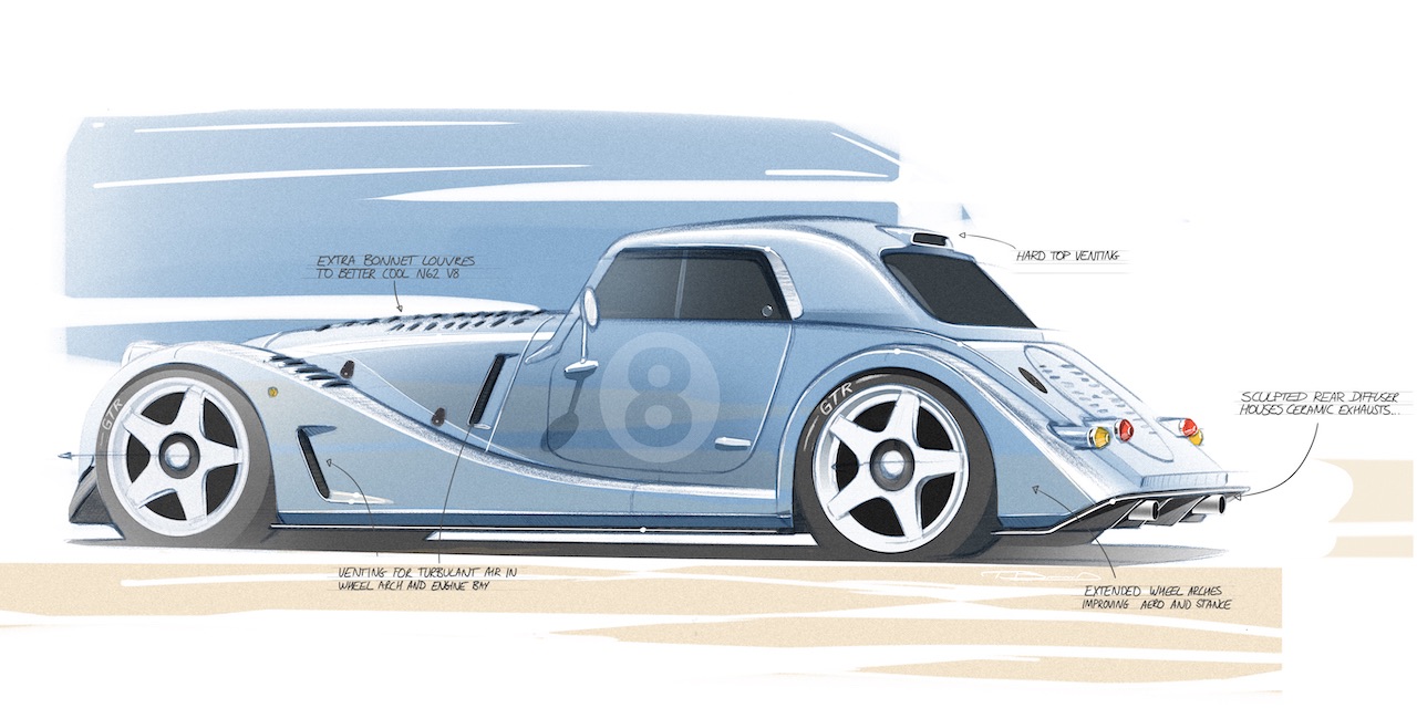 Morgan Motor Company unveils Plus 8 GTR special project