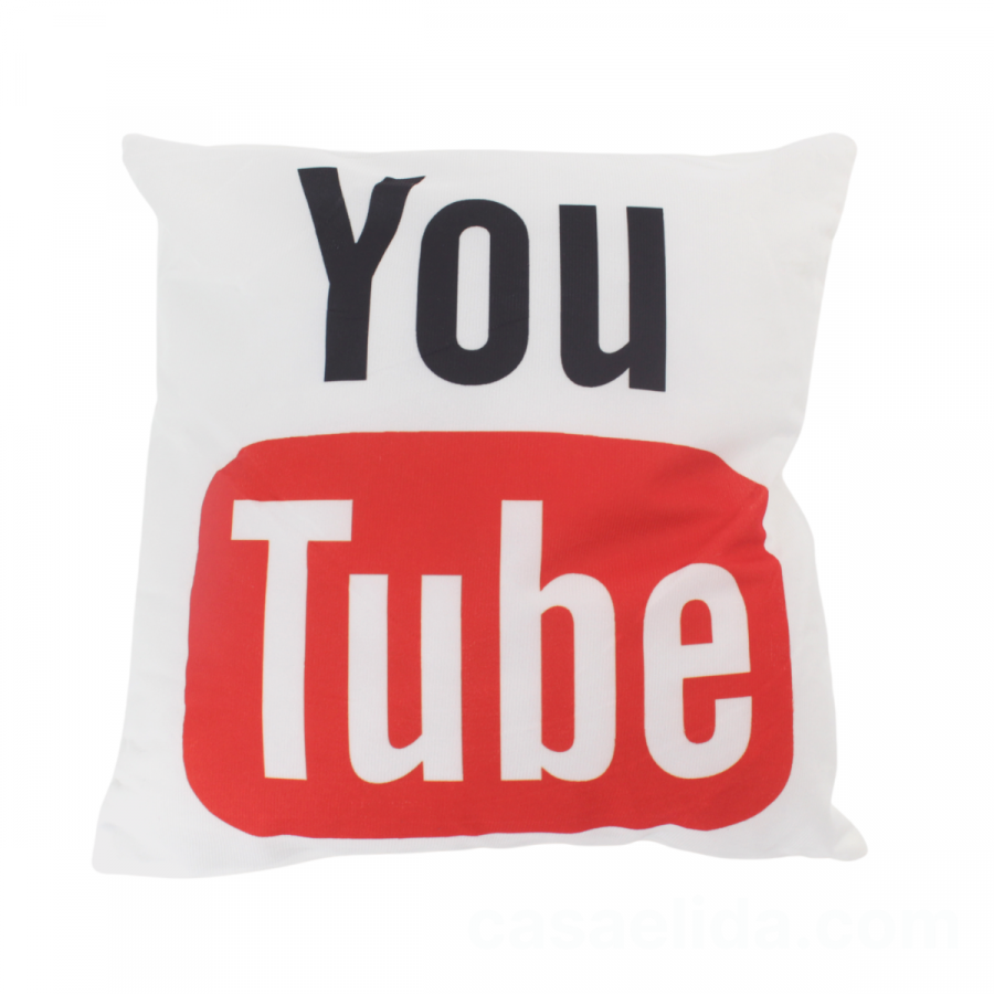 Cojín Youtube 42x42cm