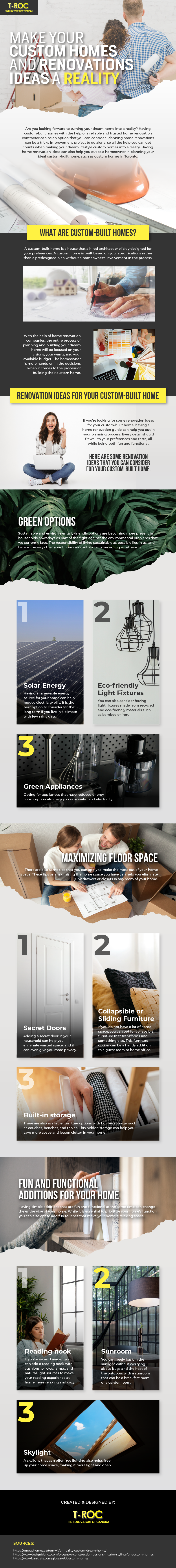 Make Your Custom Homes and Renovations Ideas a Reality (infographic) 